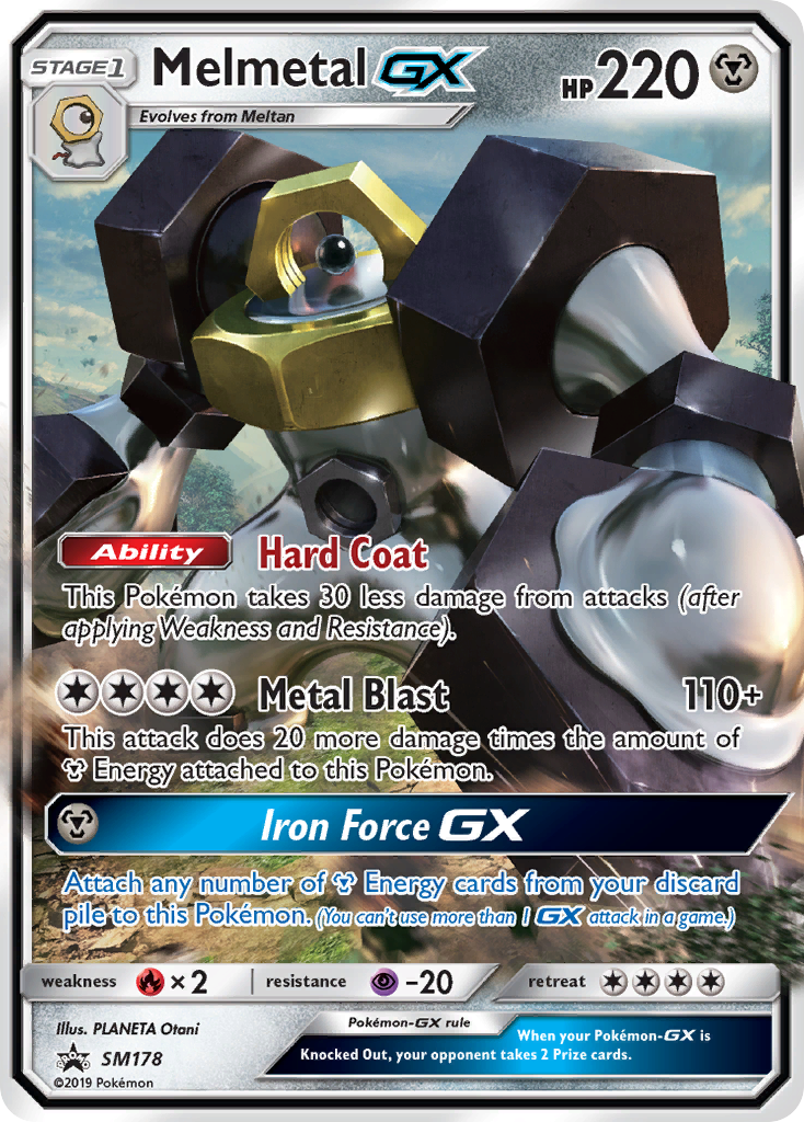 Sun & Moon Promo Melmetal GX #178